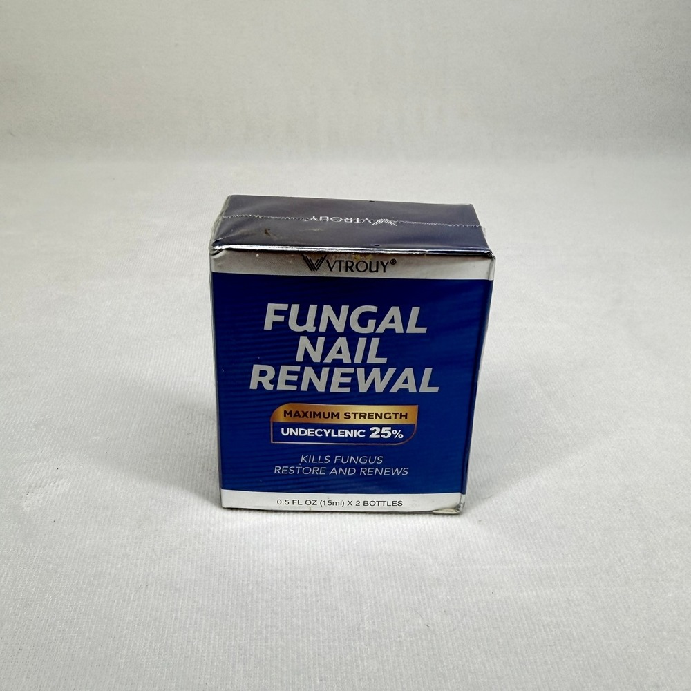 Vitrouy Fungal Nail Renewal Maximum Strength 2 Bottles 0.5 oz ea Exp 3/29